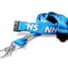 NHS Branded Lanyards with Dual Breakaway and Trigger Clip