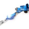 15mm NHS Branded Lanyards with Dual Breakaway and Card Reel