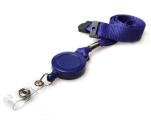 15mm Retractable Lanyards with Safety Breakaway