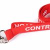 Breakaway Lanyard - CONTRACTOR Printed - 15mm Width - Red - Lobster Clip