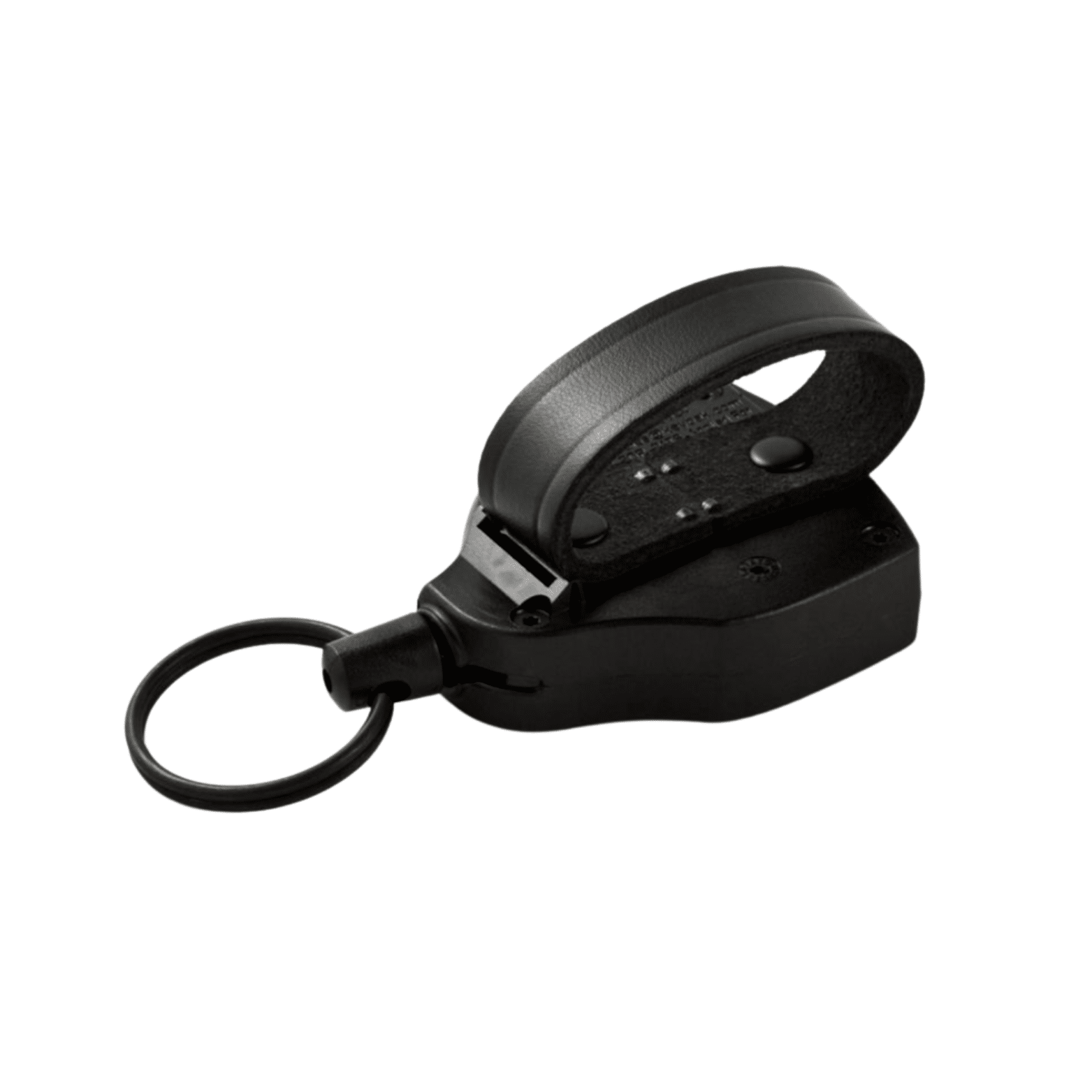 KEY-BAK Super 48 Retractable Keychain - with Leather Belt Loop