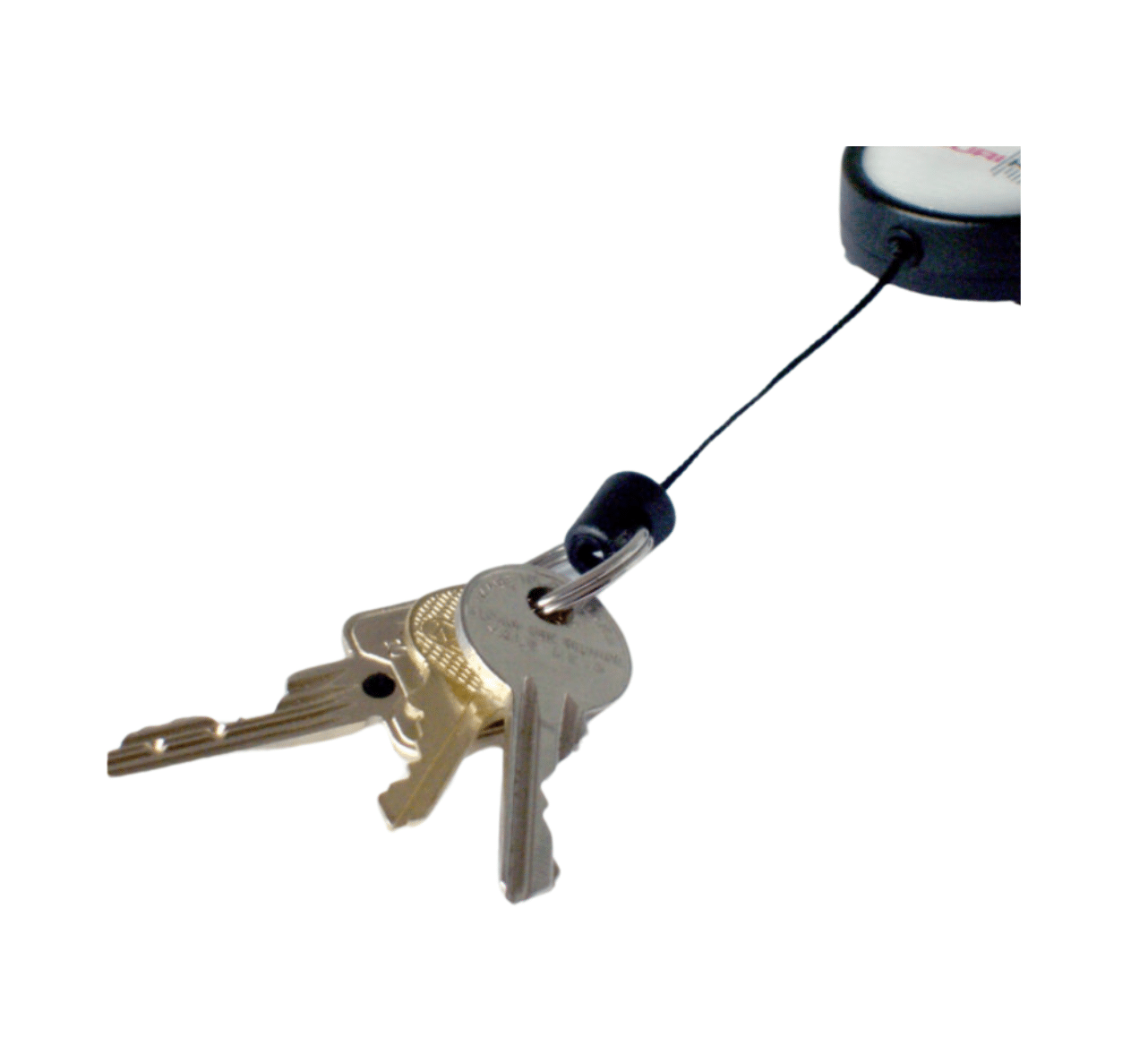 KEY-BAK Heavy Duty Rotating Retractable Keychain - 900mm Polyester Cord