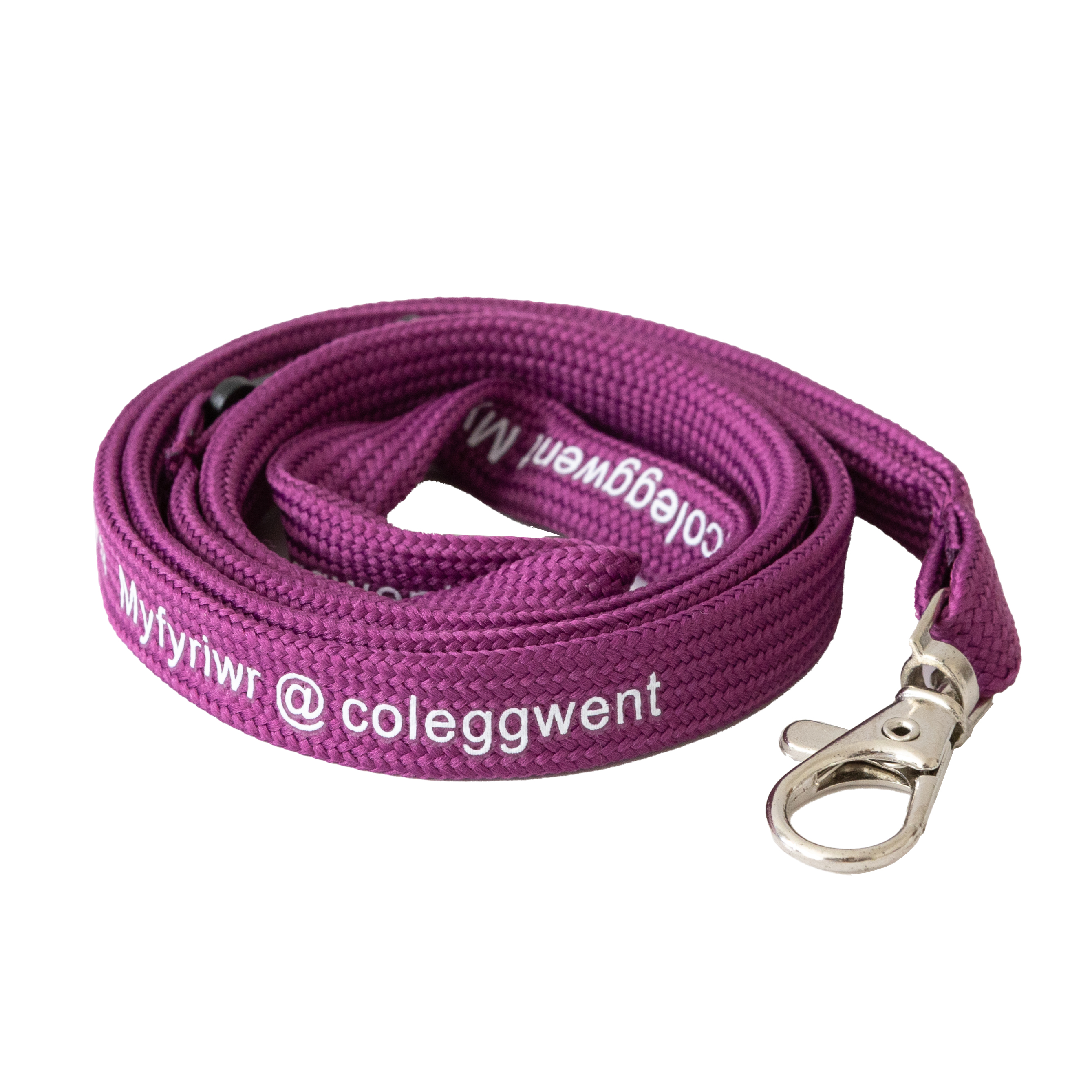 Personalised Tubular Lanyards with Custom 1 Colour Screen Print